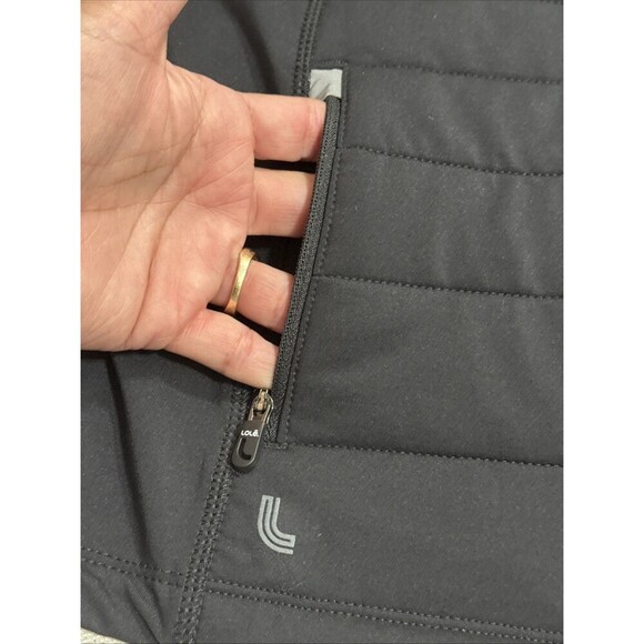 (R7) Lolë Long Sleeve ACTIVE WEAR TOP MOCK NECK SIZE XS, BLACK FULL ZIP - Picture 12 of 16